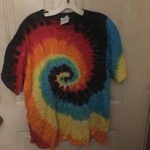 Tye-dye graphic tee